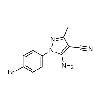 5-Amino-1-(4-bromophenyl)-4-cyano-3-methyl-1H-pyrazole|CS-0212187