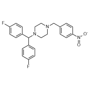 1-[Bis(4-fluorophenyl)methyl]-4-(4-nitrobenzyl)piperazine|CS-0213330