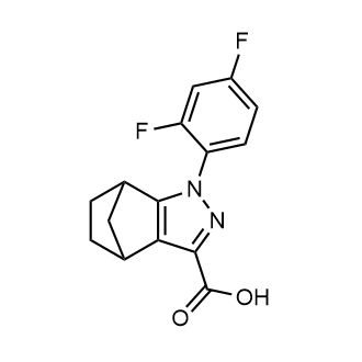 1-(2,4-Difluorophenyl)-4,5,6,7-tetrahydro-1H-4,7-methanoindazole-3-carboxylic acid|CS-0213616