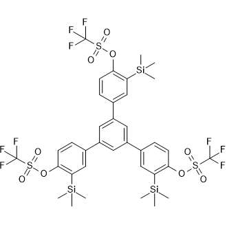 1,3,5-Tris[4-(trifluoromethanesulfonyloxy)-3-(trimethylsilyl)phenyl]benzene|CS-0213781