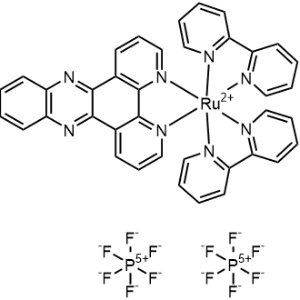 Ruthenium(2+), bis(2,2'-bipyridine-N,N')(dipyrido[3,2-a:2',3'-c]phenazine-N4,N5)-, (OC-6-21)-, bis[hexafluorophosphate(1-)]|CS-0213849