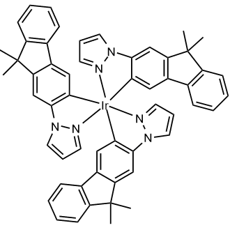 (OC-6-22)-Tris[9,9-dimethyl-2-(1H-pyrazol-1-yl-κN2)-9H-fluoren-3-yl-κC]iridium|CS-0213867