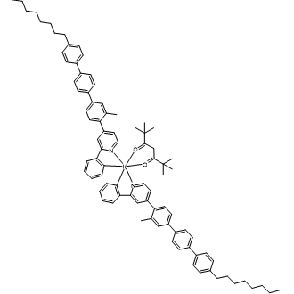 Bis[2-(benzo[h]quinolin-2-yl-κN)phenyl-κC](2,2,6,6-tetramethyl-3,5-heptanedionato-κO3,κO5)iridium|CS-0213876