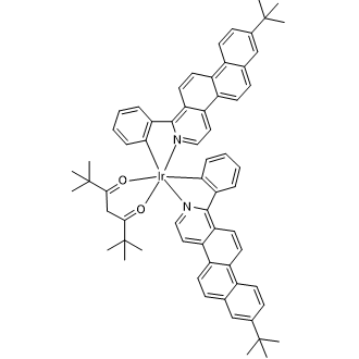 Bis[2-[8-(1,1-dimethylethyl)naphth[2,1-f]isoquinolin-1-yl-κN]phenyl-κC](2,2,6,6-tetramethyl-3,5-heptanedionato-κO3,κO5)iridium|CS-0213877