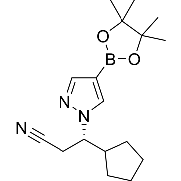 (S)-3-Cyclopentyl-3-(4-(4,4,5,5-tetramethyl-1,3,2-dioxaborolan-2-yl)-1H-pyrazol-1-yl)propanenitrile|CS-0214292