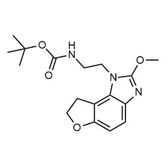 tert-Butyl (2-(2-methoxy-7,8-dihydro-1H-benzofuro[4,5-d]imidazol-1-yl)ethyl)carbamate|CS-0214331