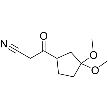 3-(3,3-Dimethoxycyclopentyl)-3-oxopropanenitrile|CS-0214360