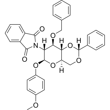 4-Methoxyphenyl 3-O-Benzyl-4,6-O-benzylidene-2-deoxy-2-phthalimido-β-D-glucopyranoside|CS-0214507