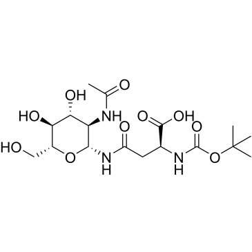 Nω-(2-Acetamido-2-deoxy-β-D-glucopyranosyl)-Nα-(tert-butoxycarbonyl)-L-asparagine|CS-0214518