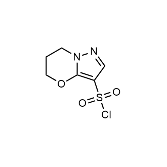 5h,6h,7h-Pyrazolo[3,2-b][1,3]oxazine-3-sulfonyl chloride|CS-0215076