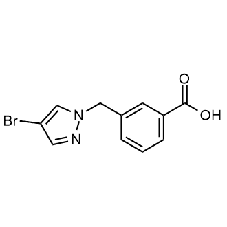 3-[(4-bromo-1h-pyrazol-1-yl)methyl]benzoic acid|CS-0217730