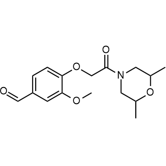 4-[2-(2,6-dimethylmorpholin-4-yl)-2-oxoethoxy]-3-methoxybenzaldehyde|CS-0218475