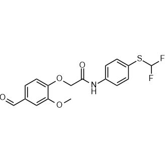 N-{4-[(difluoromethyl)sulfanyl]phenyl}-2-(4-formyl-2-methoxyphenoxy)acetamide|CS-0218500