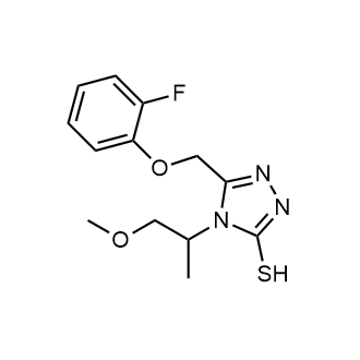 5-(2-Fluorophenoxymethyl)-4-(1-methoxypropan-2-yl)-4H-1,2,4-triazole-3-thiol|CS-0219211