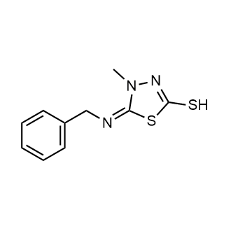 4-Methyl-5-[(phenylmethyl)imino]-1,3,4-thiadiazolidine-2-thione|CS-0219234