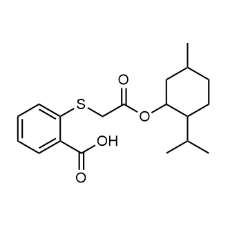 2-[(2-{[5-methyl-2-(propan-2-yl)cyclohexyl]oxy}-2-oxoethyl)sulfanyl]benzoic acid|CS-0219488