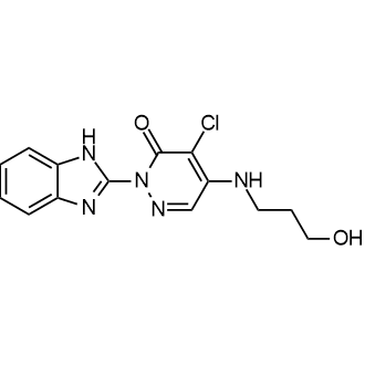 2-(1H-1,3-Benzodiazol-2-yl)-4-chloro-5-[(3-hydroxypropyl)amino]-2,3-dihydropyridazin-3-one|CS-0219659