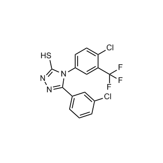 4-[4-chloro-3-(trifluoromethyl)phenyl]-5-(3-chlorophenyl)-4H-1,2,4-triazole-3-thiol|CS-0219709
