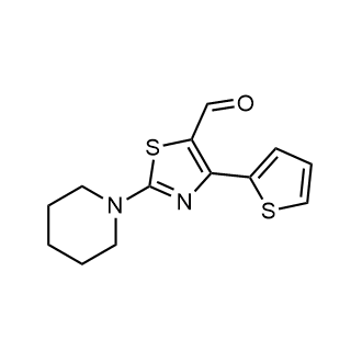 2-(Piperidin-1-yl)-4-(thiophen-2-yl)-1,3-thiazole-5-carbaldehyde|CS-0219745