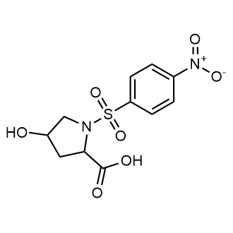 4-Hydroxy-1-(4-nitrobenzenesulfonyl)pyrrolidine-2-carboxylic acid|CS-0219759