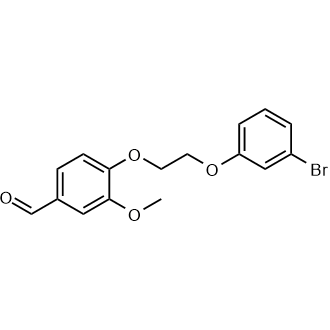 4-[2-(3-bromophenoxy)ethoxy]-3-methoxybenzaldehyde|CS-0219910