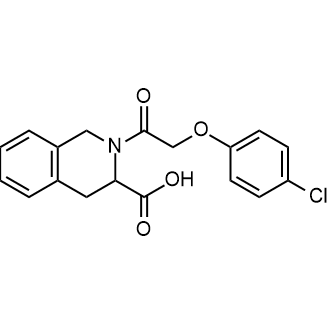 2-[2-(4-chlorophenoxy)acetyl]-1,2,3,4-tetrahydroisoquinoline-3-carboxylic acid|CS-0220032