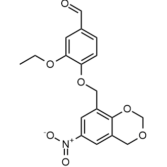 3-Ethoxy-4-[(6-nitro-4H-1,3-benzodioxin-8-yl)methoxy]benzaldehyde|CS-0220040