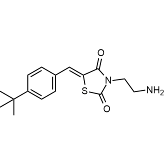 3-(2-Aminoethyl)-5-[(4-tert-butylphenyl)methylidene]-1,3-thiazolidine-2,4-dione|CS-0220041