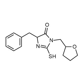 5-(Phenylmethyl)-3-[(tetrahydro-2-furanyl)methyl]-2-thioxo-4-imidazolidinone|CS-0220081