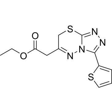 Ethyl 2-[3-(thiophen-2-yl)-7h-[1,2,4]triazolo[3,4-b][1,3,4]thiadiazin-6-yl]acetate|CS-0220273