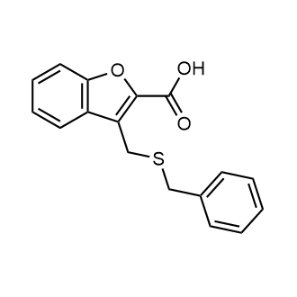 3-[(benzylsulfanyl)methyl]-1-benzofuran-2-carboxylic acid|CS-0220299