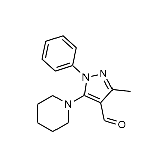3-Methyl-1-phenyl-5-(piperidin-1-yl)-1h-pyrazole-4-carbaldehyde|CS-0220987