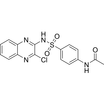 N-{4-[(3-Chloroquinoxalin-2-yl)sulfamoyl]phenyl}acetamide|CS-0221287