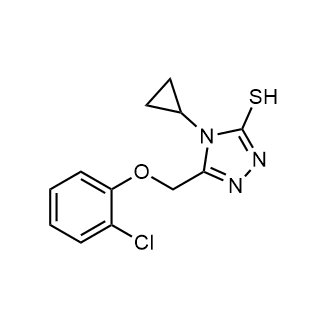 5-(2-Chlorophenoxymethyl)-4-cyclopropyl-4h-1,2,4-triazole-3-thiol|CS-0221291