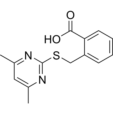 2-{[(4,6-dimethylpyrimidin-2-yl)sulfanyl]methyl}benzoic acid|CS-0221300