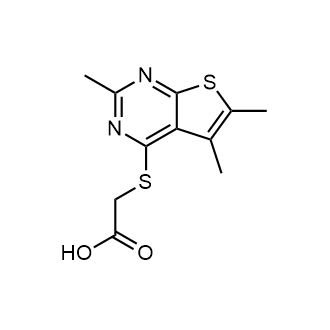 2-({trimethylthieno[2,3-d]pyrimidin-4-yl}sulfanyl)acetic acid|CS-0221447