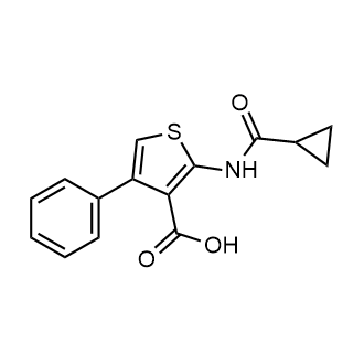 2-[(Cyclopropylcarbonyl)amino]-4-phenyl-3-thiophenecarboxylic acid|CS-0221511