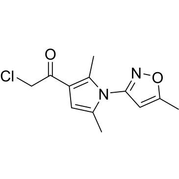 2-Chloro-1-[2,5-dimethyl-1-(5-methyl-1,2-oxazol-3-yl)-1h-pyrrol-3-yl]ethan-1-one|CS-0221561