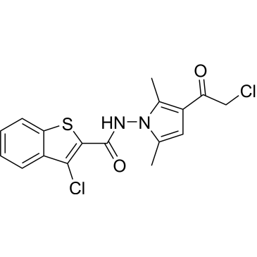 3-Chloro-n-[3-(2-chloroacetyl)-2,5-dimethyl-1h-pyrrol-1-yl]-1-benzothiophene-2-carboxamide|CS-0222109