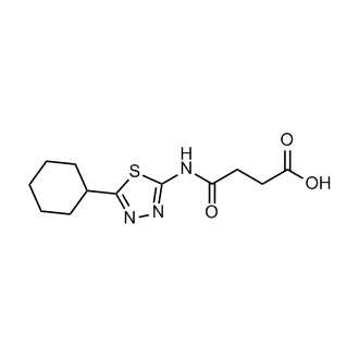 3-[(5-cyclohexyl-1,3,4-thiadiazol-2-yl)carbamoyl]propanoic acid|CS-0222213