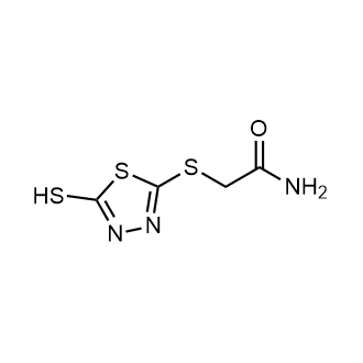 2-[(5-sulfanyl-1,3,4-thiadiazol-2-yl)sulfanyl]acetamide|CS-0222548