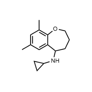 N-Cyclopropyl-7,9-dimethyl-2,3,4,5-tetrahydro-1-benzoxepin-5-amine|CS-0222573