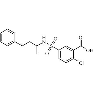 2-Chloro-5-[(4-phenylbutan-2-yl)sulfamoyl]benzoic acid|CS-0223314