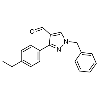 1-Benzyl-3-(4-ethylphenyl)-1h-pyrazole-4-carbaldehyde|CS-0223454