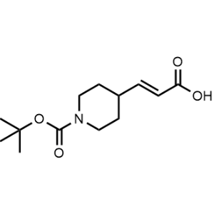 (2e)-3-{1-[(tert-Butoxy)carbonyl]piperidin-4-yl}prop-2-enoic acid|CS-0224095