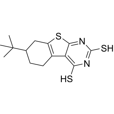 11-tert-Butyl-8-thia-4,6-diazatricyclo[7.4.0.0,2,7]trideca-1(9),2,4,6-tetraene-3,5-dithiol|CS-0224124