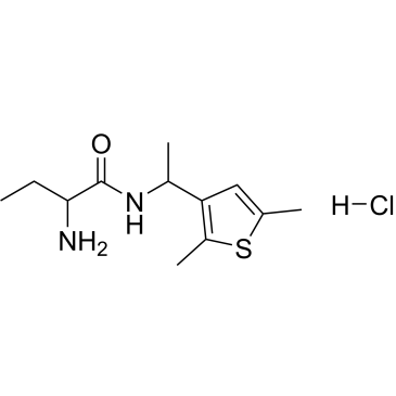 2-Amino-n-[1-(2,5-dimethylthiophen-3-yl)ethyl]butanamide hydrochloride|CS-0224272