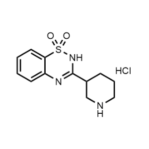 3-piperidin-3-yl-2h-benZo[1,2,4]thiadiazine 1,1-dioxide hydrochloride|CS-0224837