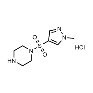 1-[(1-methyl-1h-pyrazol-4-yl)sulfonyl]piperazine hydrochloride|CS-0225026