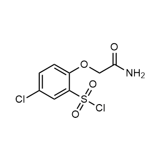 2-(Carbamoylmethoxy)-5-chlorobenzene-1-sulfonyl chloride|CS-0225105